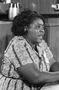 Fannie Lou Hamer (1917–1977), Civil Rights Activist black woman disabled with a disability from polio