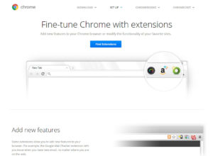 Google Chrome Extensions web page improve functionality & accessibility for users with dyxlexia