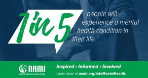 Mental Health Month awareness 1in5