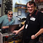 A blind man starts and runs his own business with assistive technology.