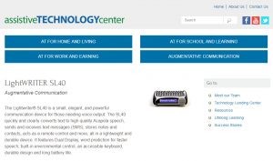 Lightwriter Text to Speech AAC