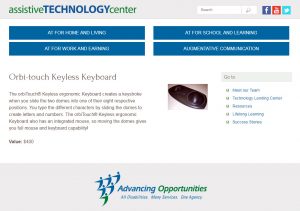 orbitouch keyless keyboard assistive tech