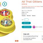 All That Glitters sensory toy assistive tech
